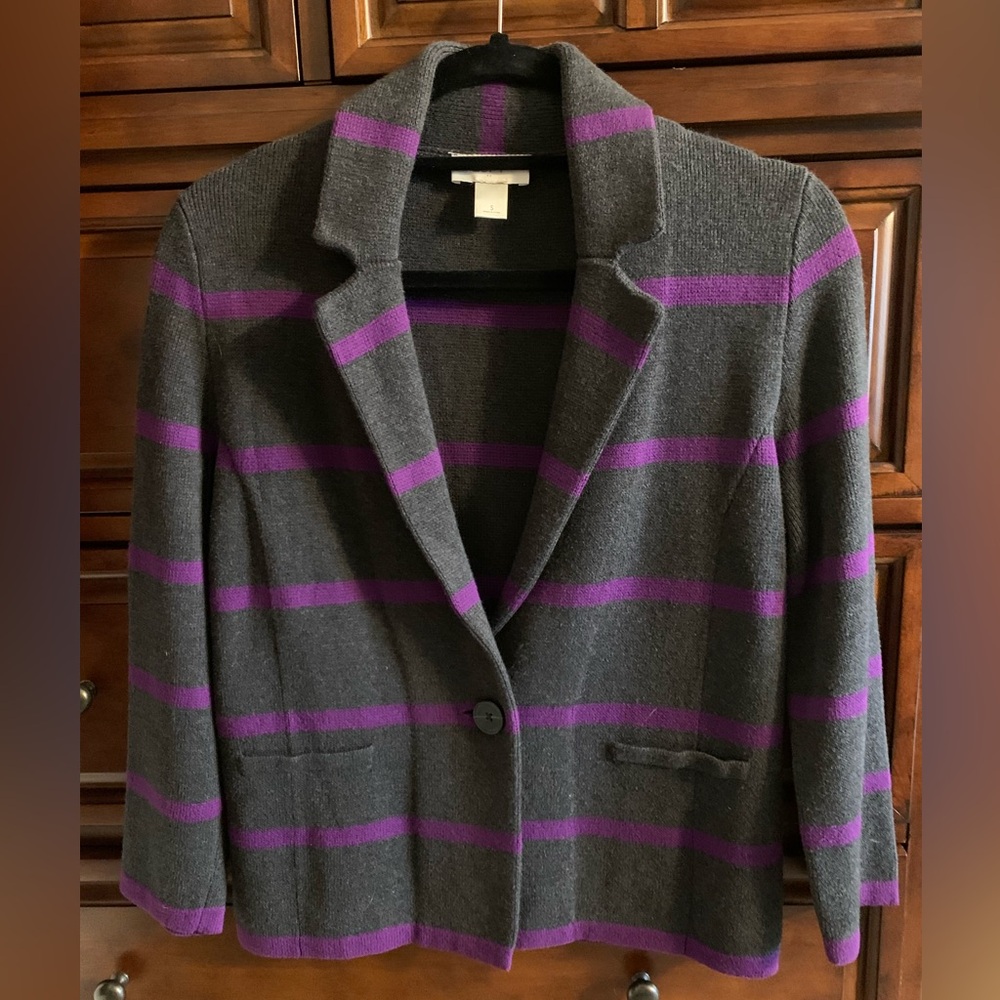 NWOT 100% Cotton Knit Jacket from Anne Taylor Loft - Size S